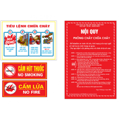 mua bộ nội quy tiêu lệnh PCCC giá rẻ nhất tại Hà Nội hotline 0965 869 114 